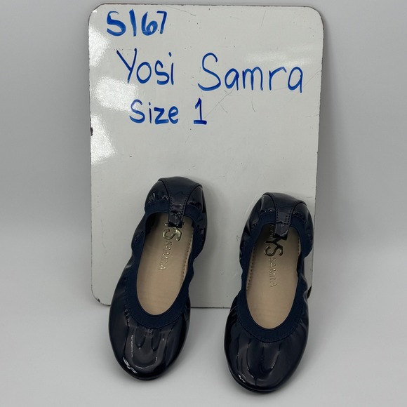Yosi Samra Other - Yosi Samra Ballet Flats Navy Patent Leather Girls Shoes Size 1